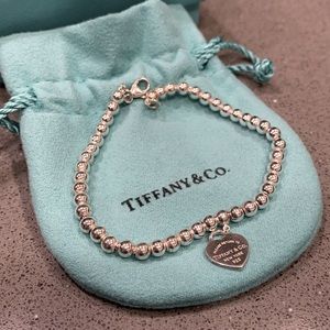 Tiffany & Co. Heart Tag Bead Bracelet